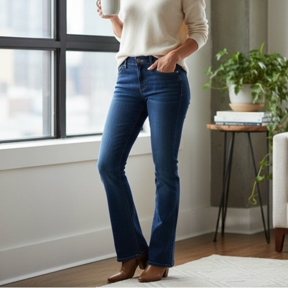 Cache Vintage Flare Denim Jeans